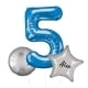 Large Blue Shape Balloon No 6 (3 Balloons Gift Boxed)