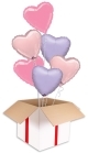 Multi Colour Party Bouquets (2x Bunch of 6 Balloons (12 Balloons))