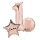 Rose Gold Two Digit Number Balloons 10-99