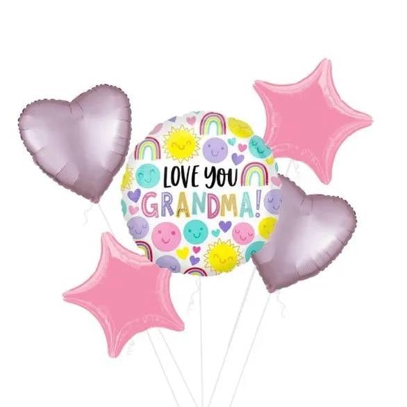 Love You Grandma Balloon (3 Balloons Gift Boxed)