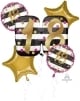 Fire Truck SuperShape Balloon Bouquet (3 Balloons Gift Boxed)