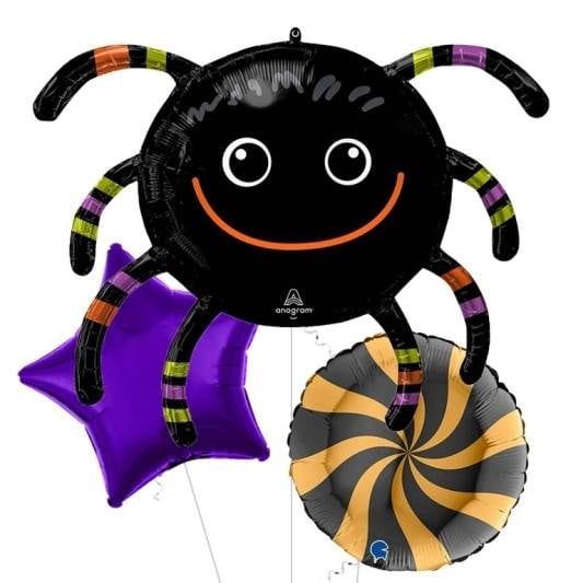 Smiling Spider Supershape Balloon (3 Balloons Gift Boxed)