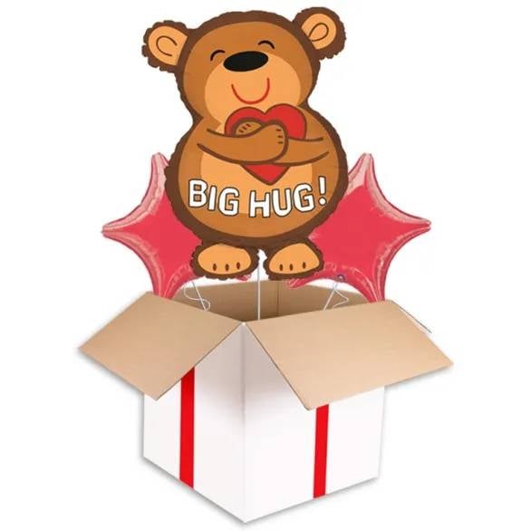 Big Hug Bear Supershape Balloon (3 Balloons Gift Boxed)