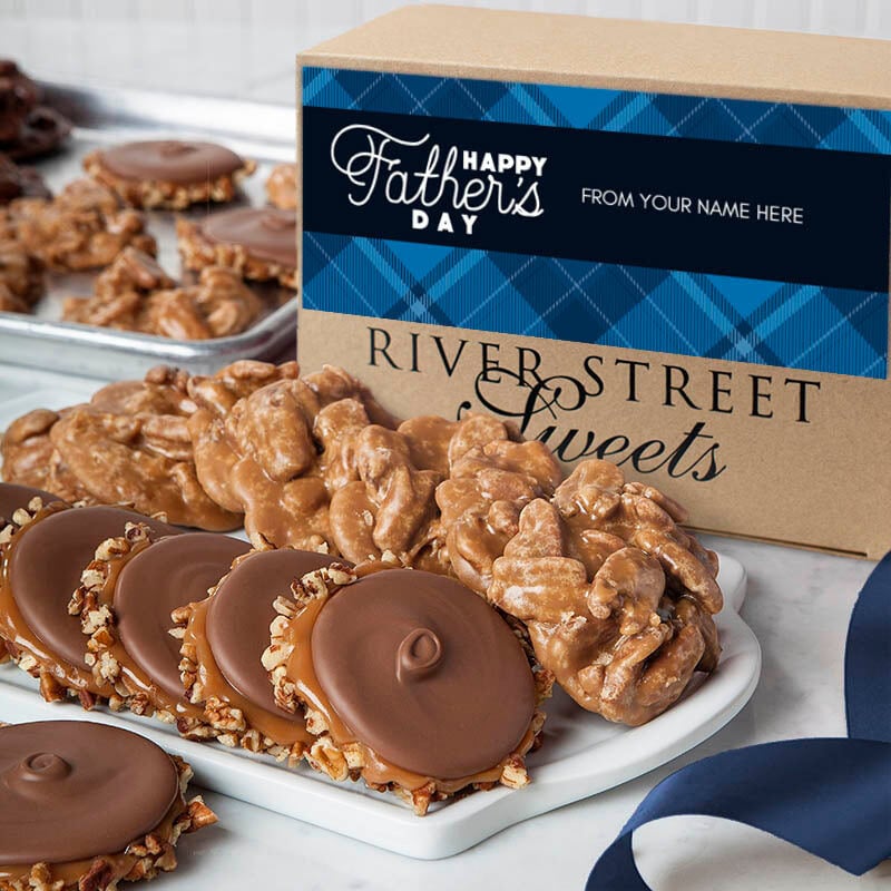 Custom Father's Day Praline & Bear Claw Box