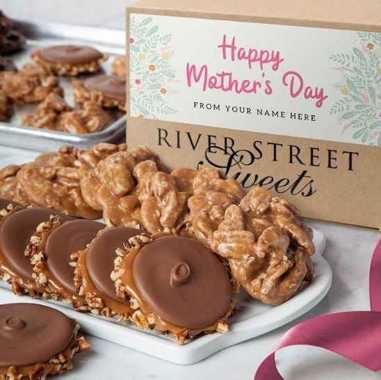 Custom Mother's Day Praline & Bear Claw Box