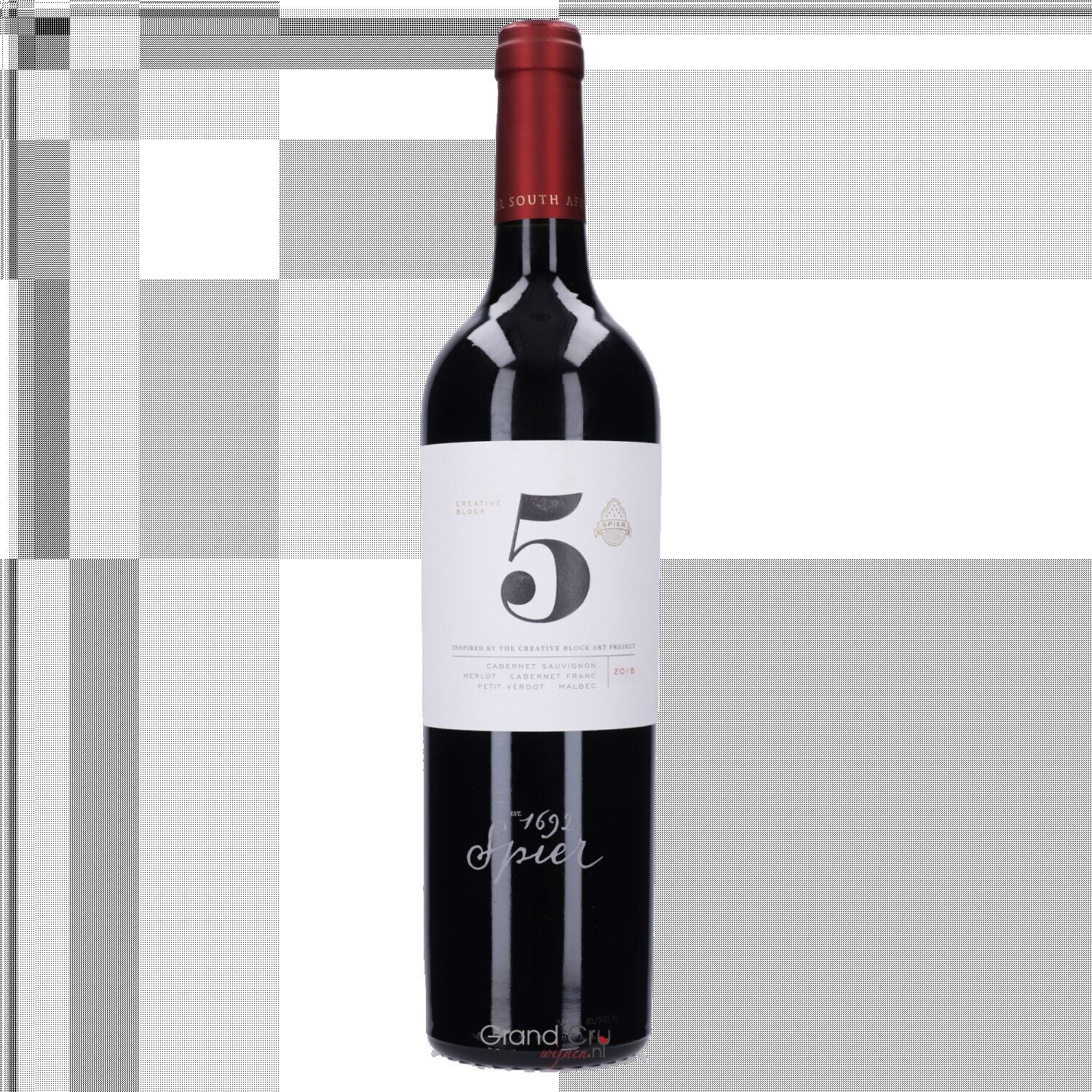 2018 Spier Estate Bordeaux Blend Creative Block 5