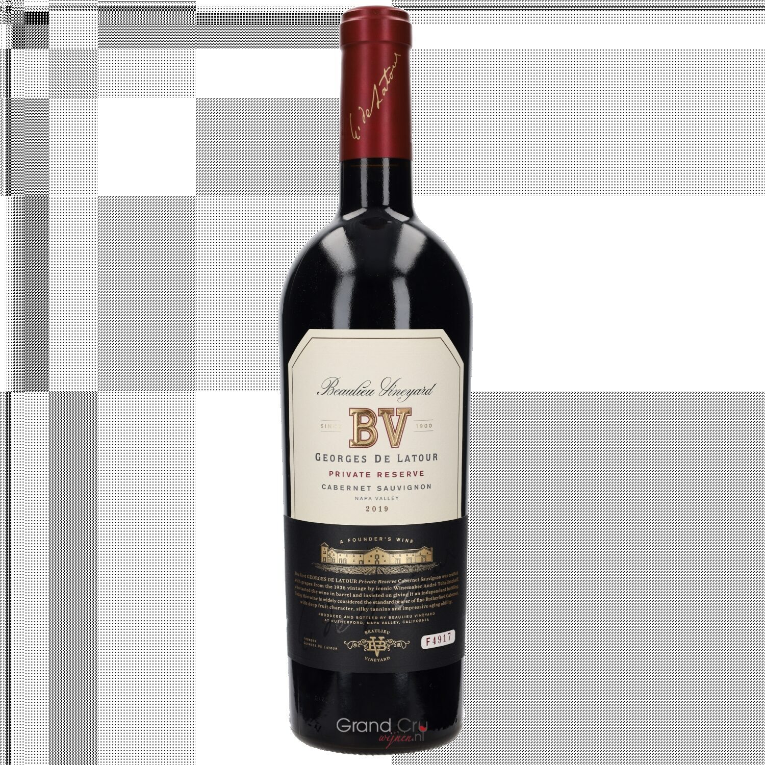 2019 Beaulieu Vineyard Cabernet Sauvignon Napa Valley Georges de Latour Private Reserve