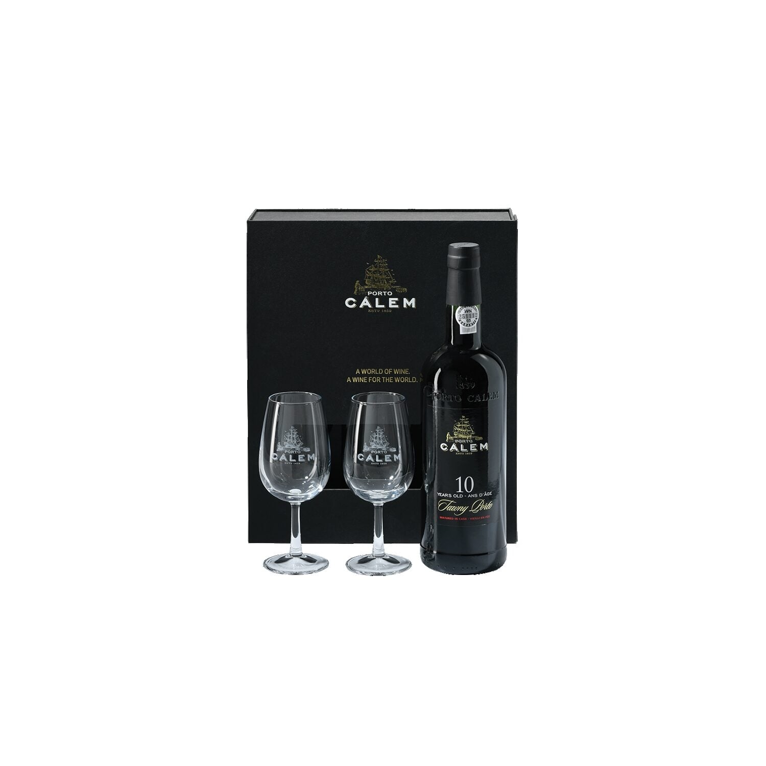Calem Porto 10 Years Giftpack met 2 glazen