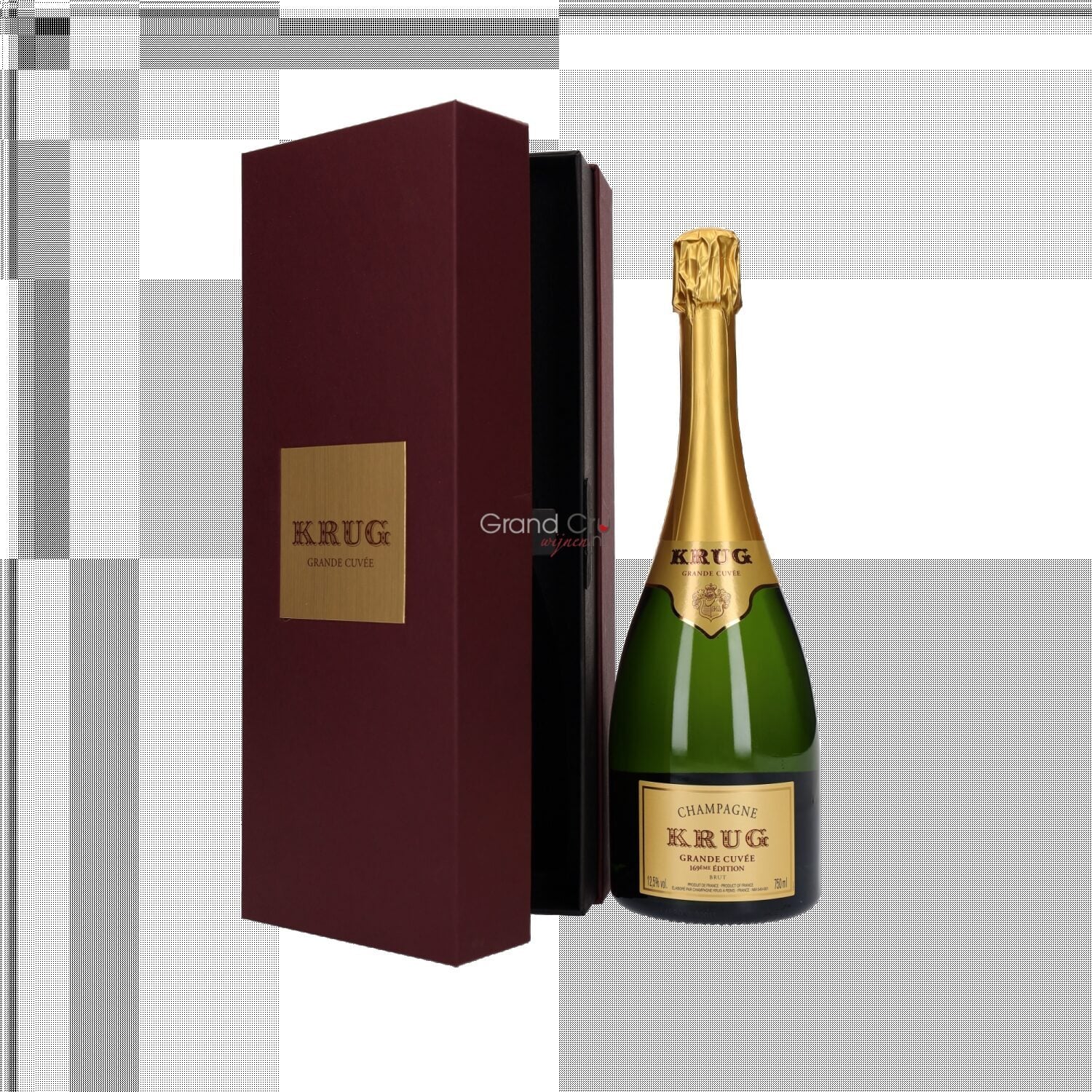 Champagne Krug Grande Cuvee Brut Edition 170 met Giftbox