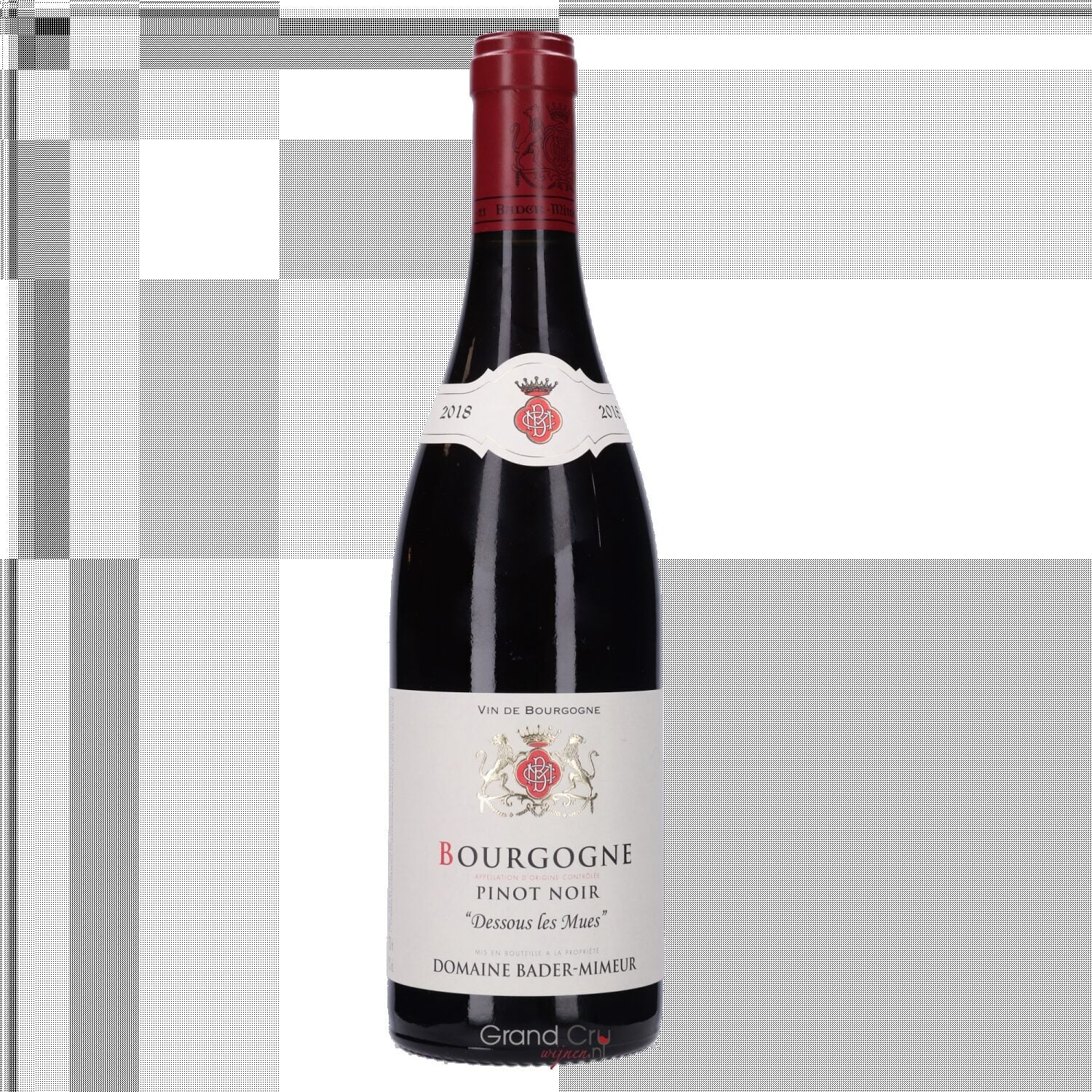 Domaine Bader-Mimeur Bourgone Pinot Noir Dessous les Mues