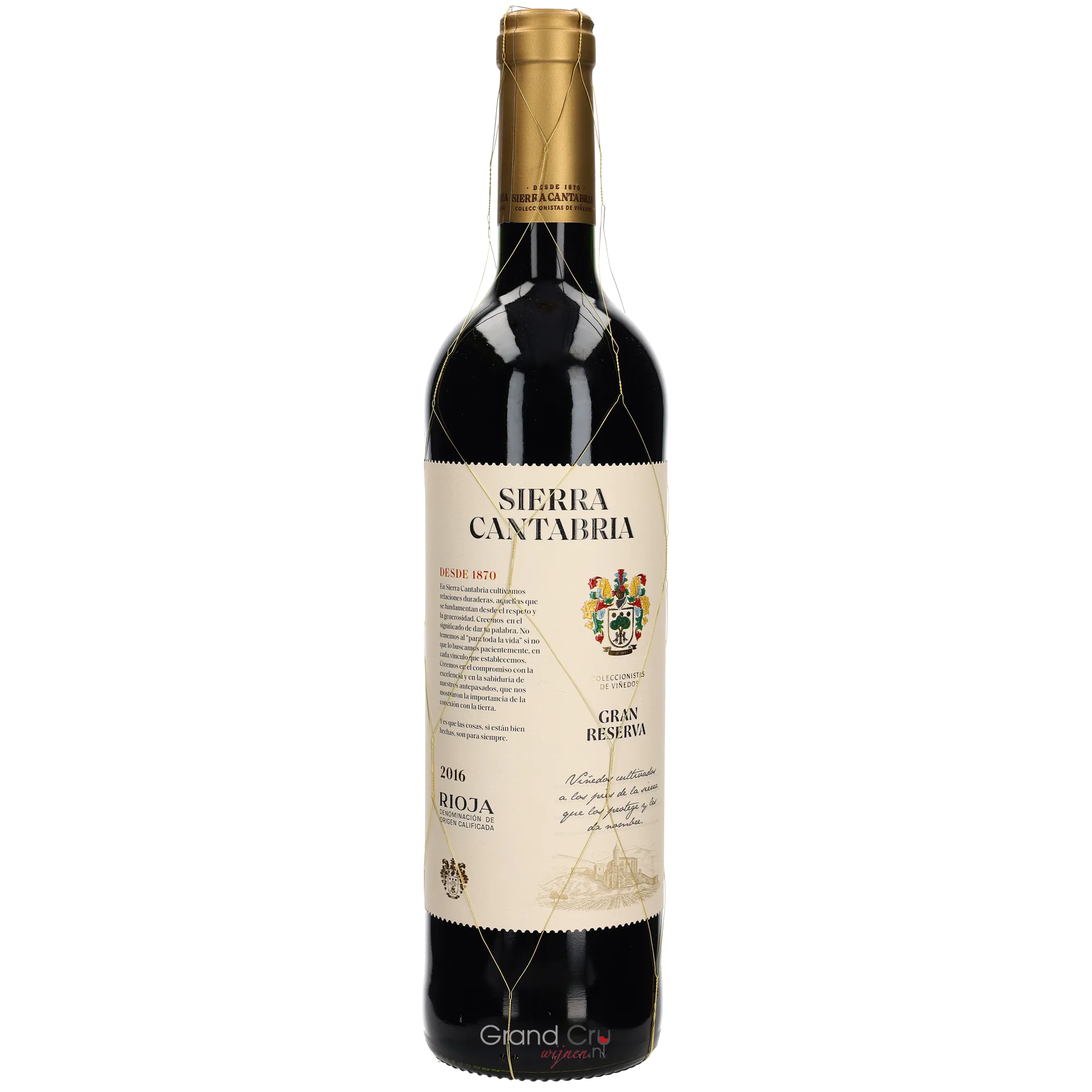 2016 Sierra Cantabria Gran Reserva