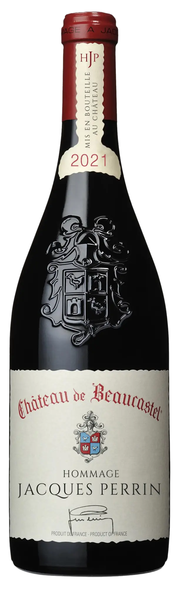 2021 Château de Beaucastel Châteauneuf-du-Pape Hommage Jacques Perrin BIO