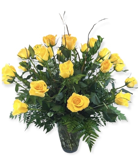 Sunshine Roses (12 roses)