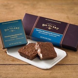 Chocolate Macadamia Nut Crunchies (Gift Box - Milk Chocolate)