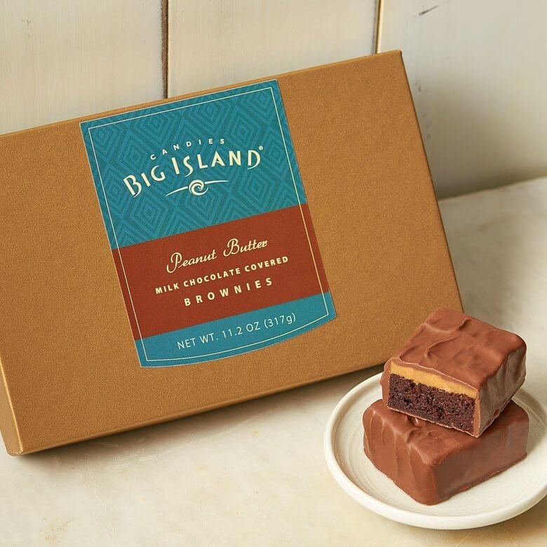 Milk Chocolate Covered Peanut Butter Brownies