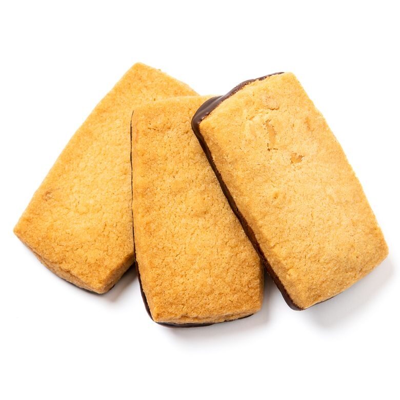 Macadamia Nut Shortbread - Dark Chocolate Layer