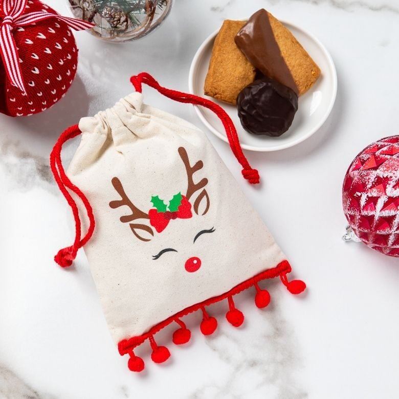 Cutie Reindeer Fabric Bag
