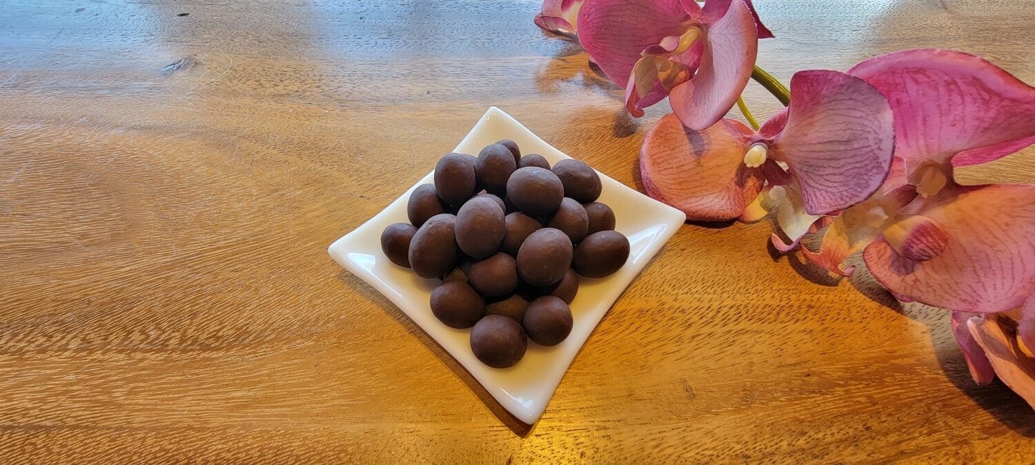 Dark Chocolate Covered Kona Coffee