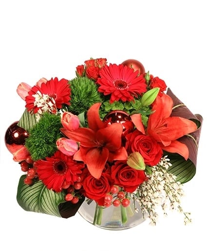 ROBUST RUBY FLOWER ARRANGEMENT (Standard)