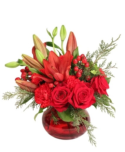 FLAMING ELEGANCE FLORAL ARRANGEMENT (Standard)