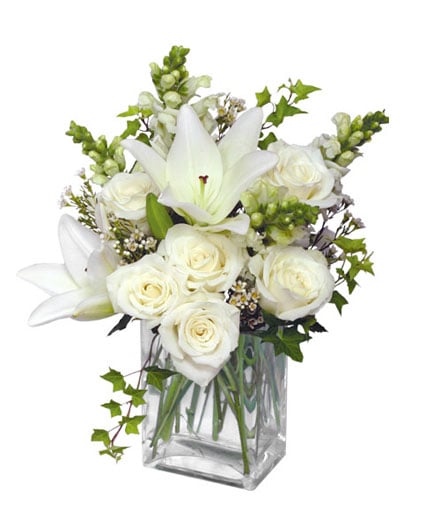 WONDERFUL WHITE BOUQUET OF FLOWERS (Standard)