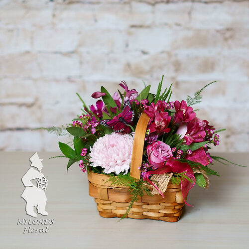 Purple Garden Basket (Standard)