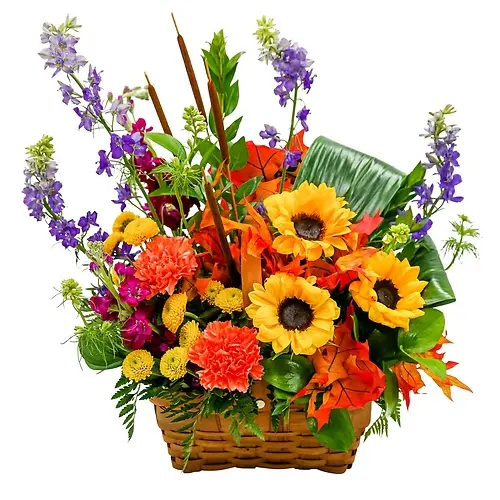 Sunny Harvest Basket (As Shown)