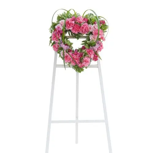 Peaceful Pink Heart Spray (Standard)