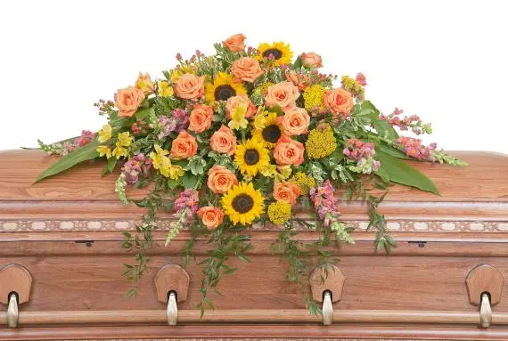 Heaven's Sunset Casket Spray (Standard)