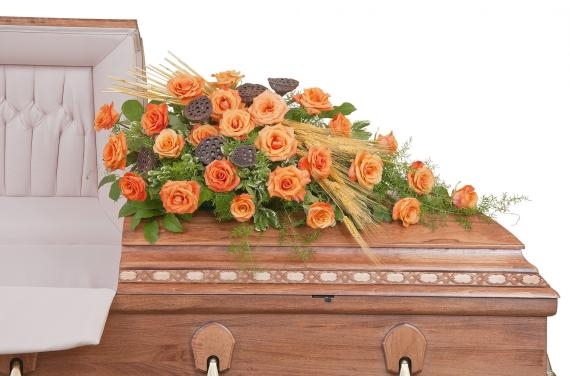 Fall Splendor Casket Spray (Standard)