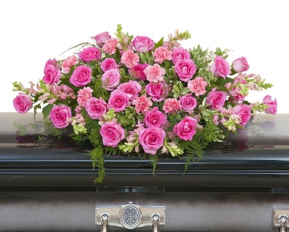 Peaceful Pink Casket Spray (Standard)