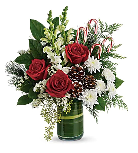 Festive Pines Bouquet (As Shown)