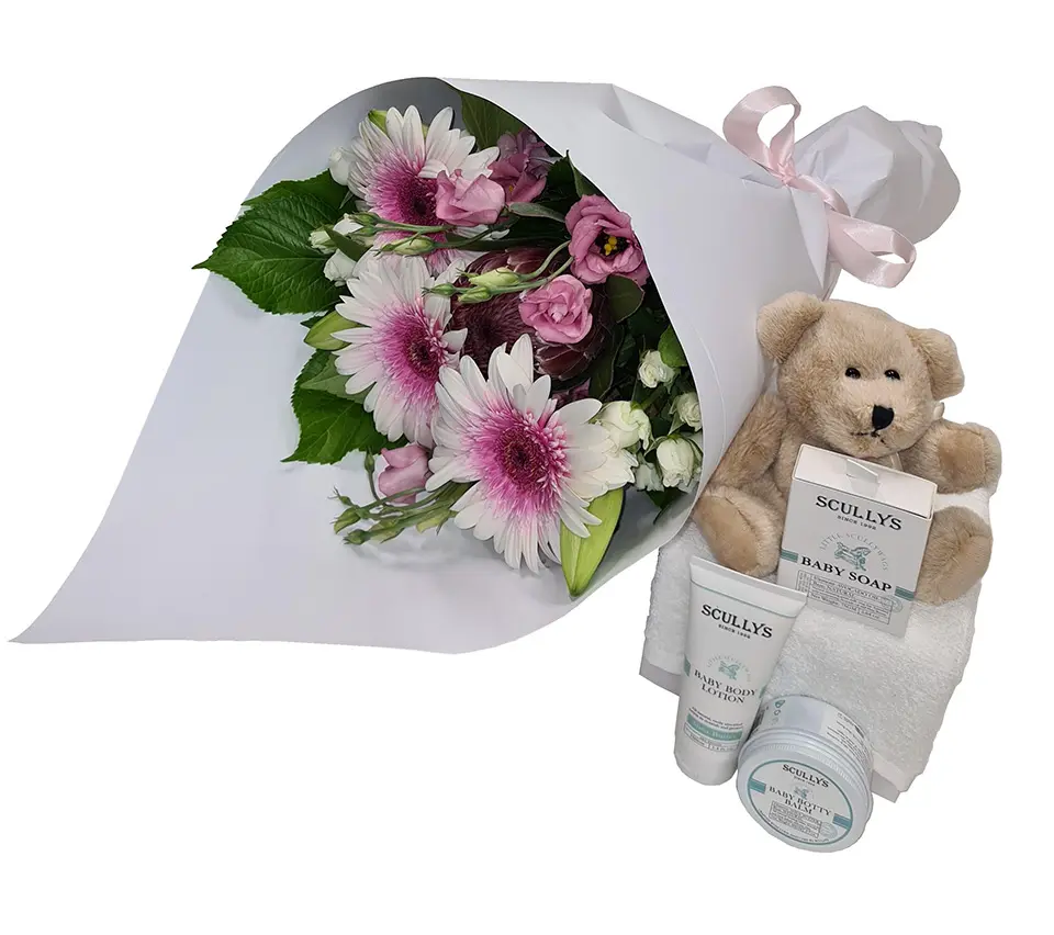 Flowers and Baby Scullys Pastel (Small)
