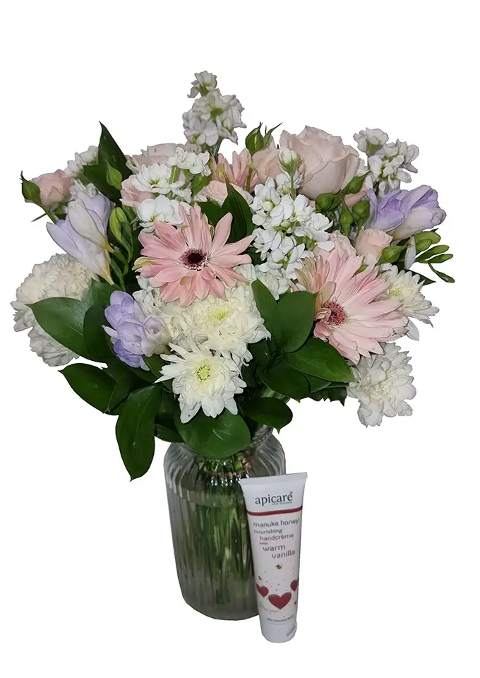 Vintage Vase with Hand Cream