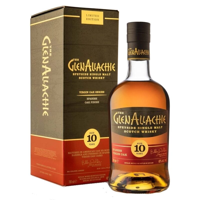 GlenAllachie Virgin Oak Series: 10 Year Old Spanish Oak - Single Malt Scotch Whisky