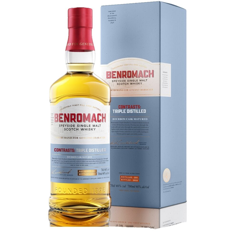 Benromach Contrasts: Triple Distilled - Single Malt Scotch Whisky