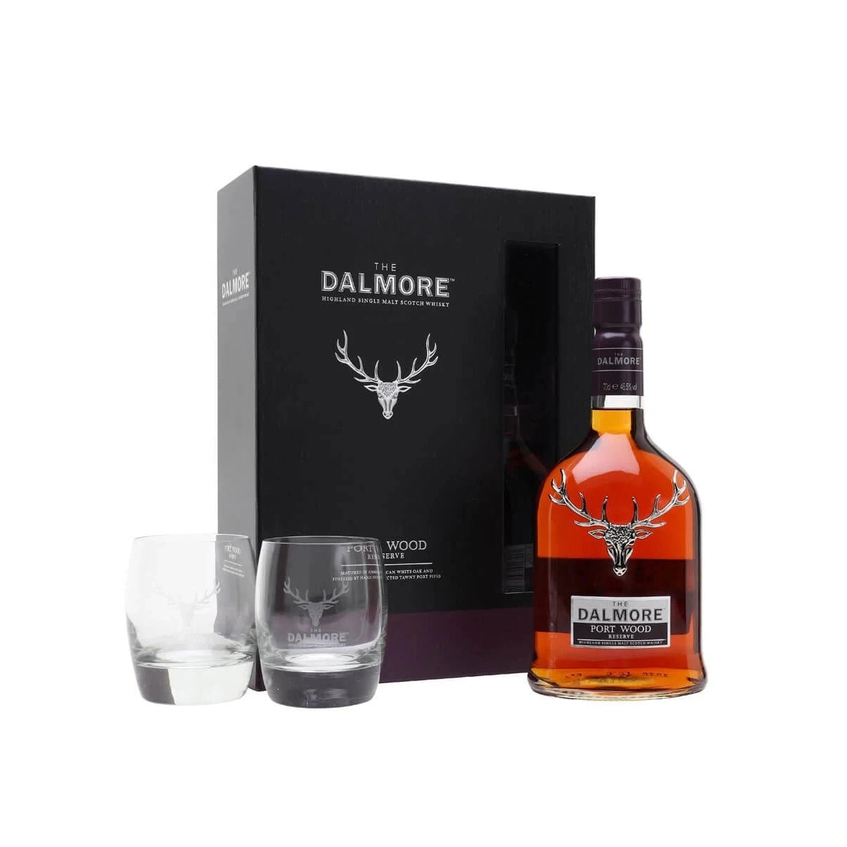 Dalmore Port Wood Reserve + 2 Glasses Gift Pack - Single Malt Scotch Whisky
