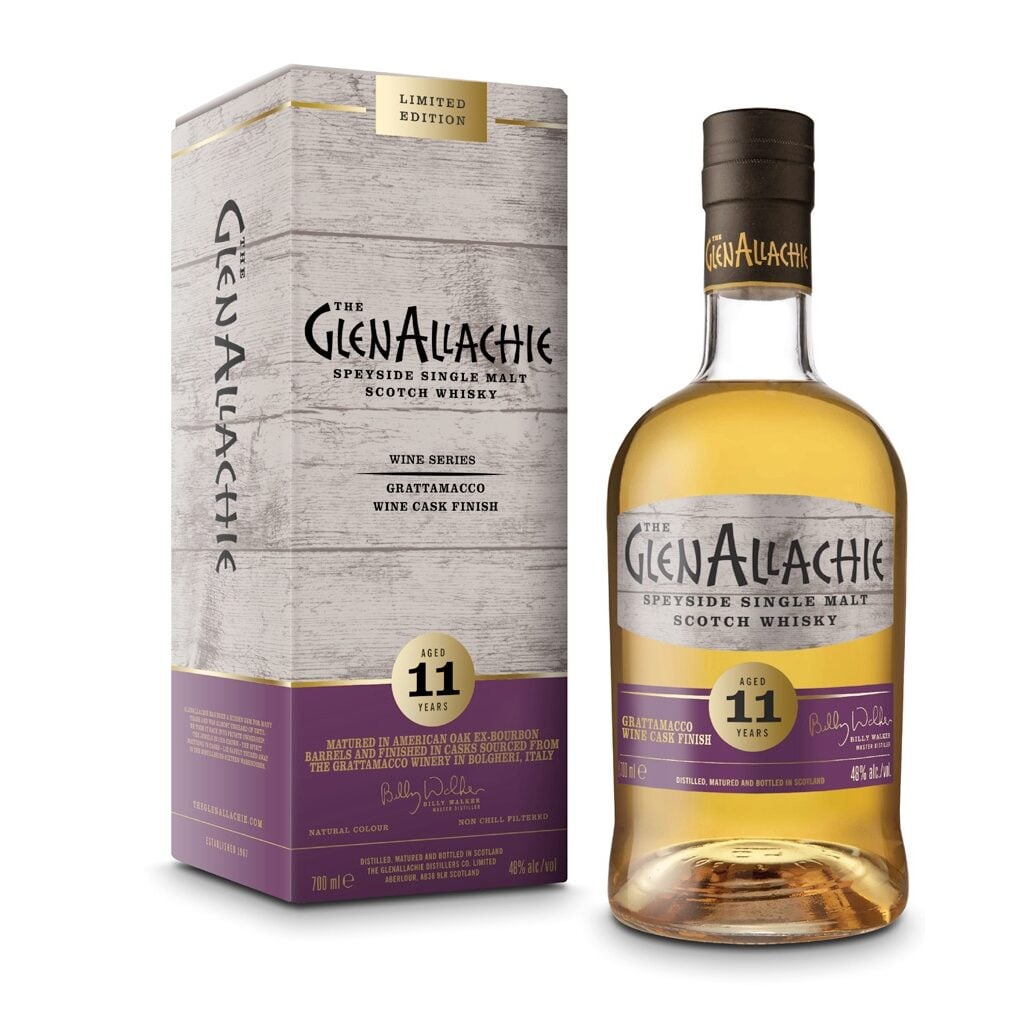 GlenAllachie Wine Series: Grattamacco Wine Finish 11 Year Old Limited Edition - Single Malt Scotch Whisky