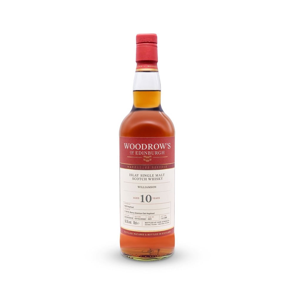 Woodrow's of Edinburgh Williamson 10 Year Old - Single Malt Scotch Whisky