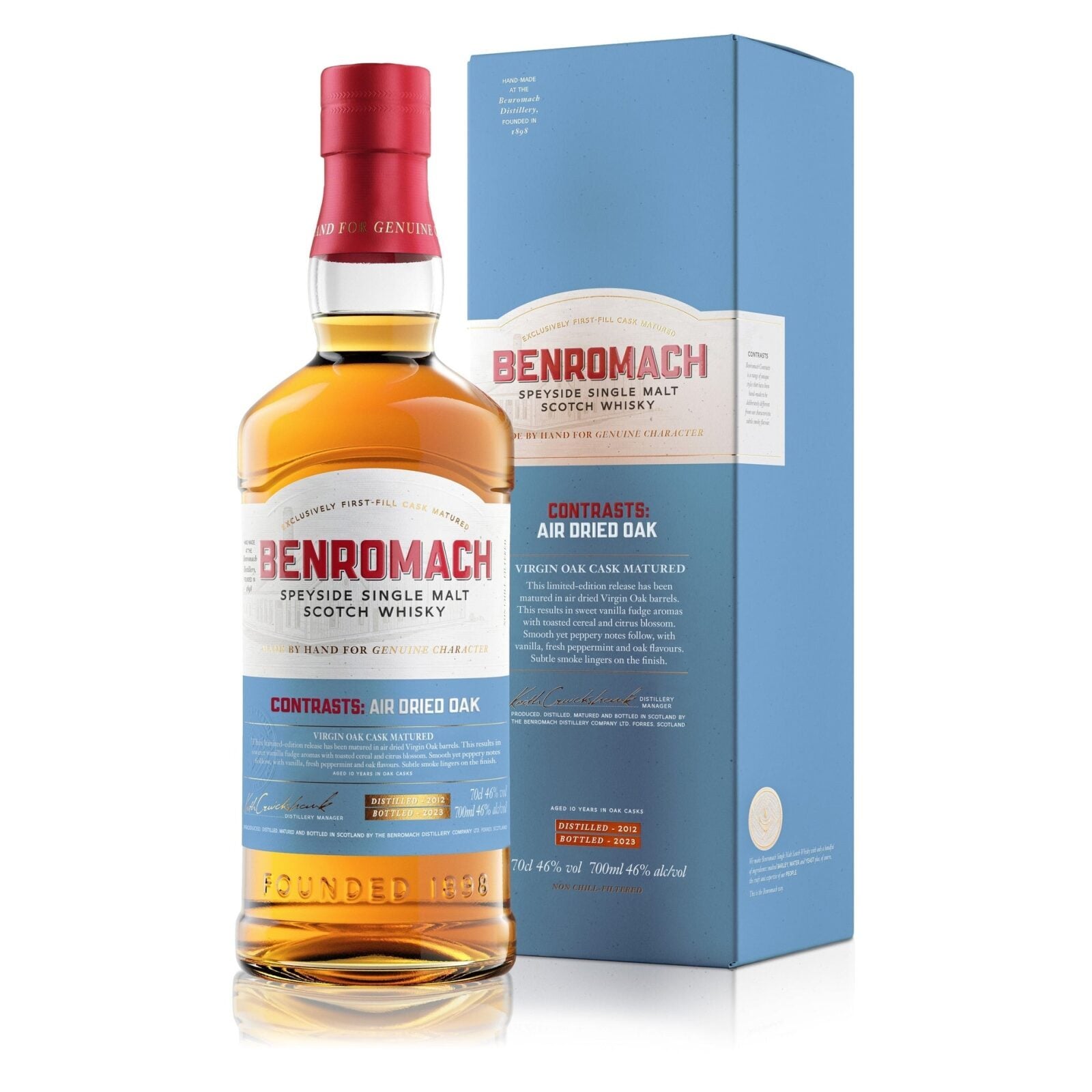 Benromach Contrasts: Air Dried Oak - Single Malt Scotch Whisky
