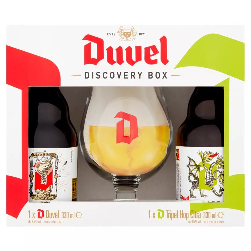 Duvel Degustation Pack 2x330ml + Glass Gift Pack