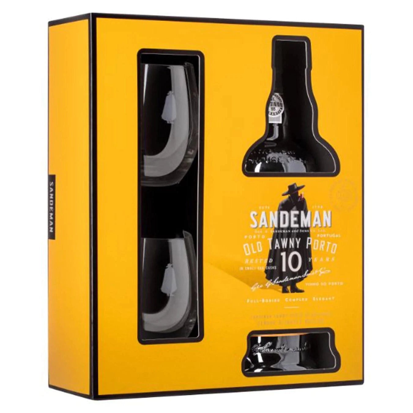 Sandeman 10 Year Old Tawny Port NV Gift Pack With 2 Glasses