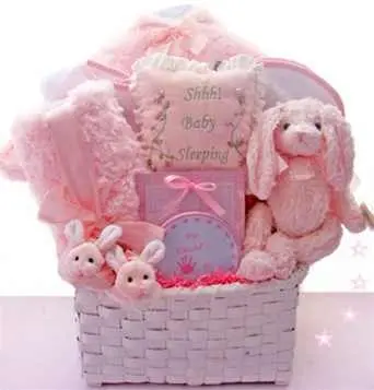 It's a Girl essentials basket