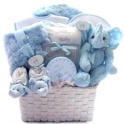 It's a Boy essentials basket