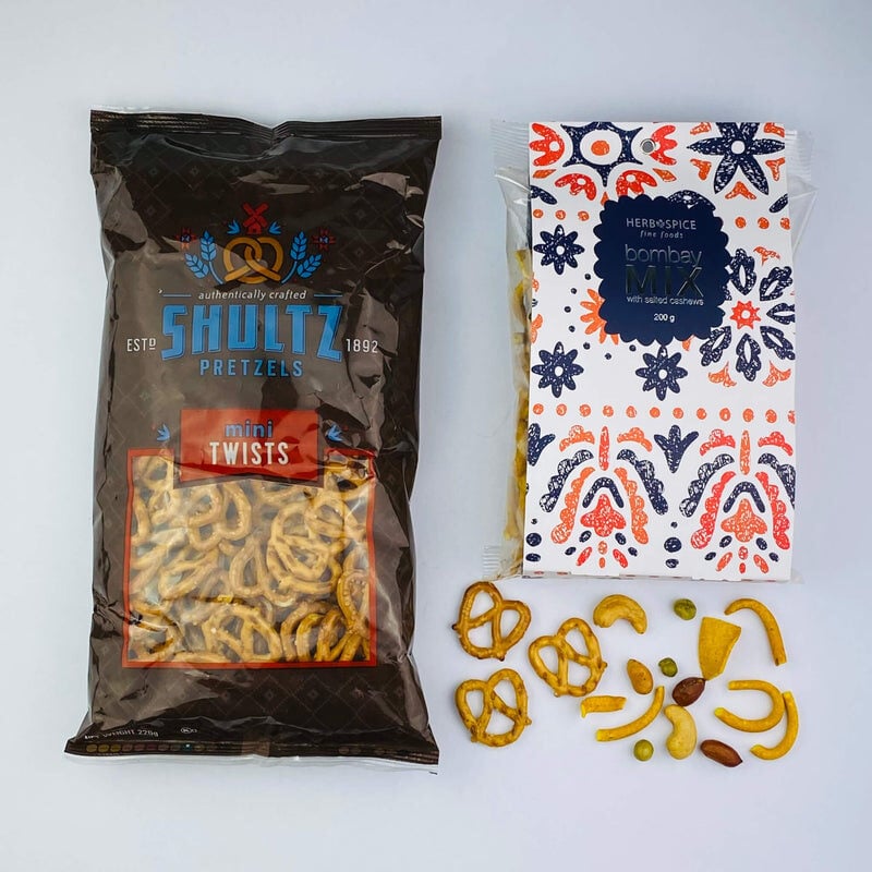 Bombay Mix & Pretzels
