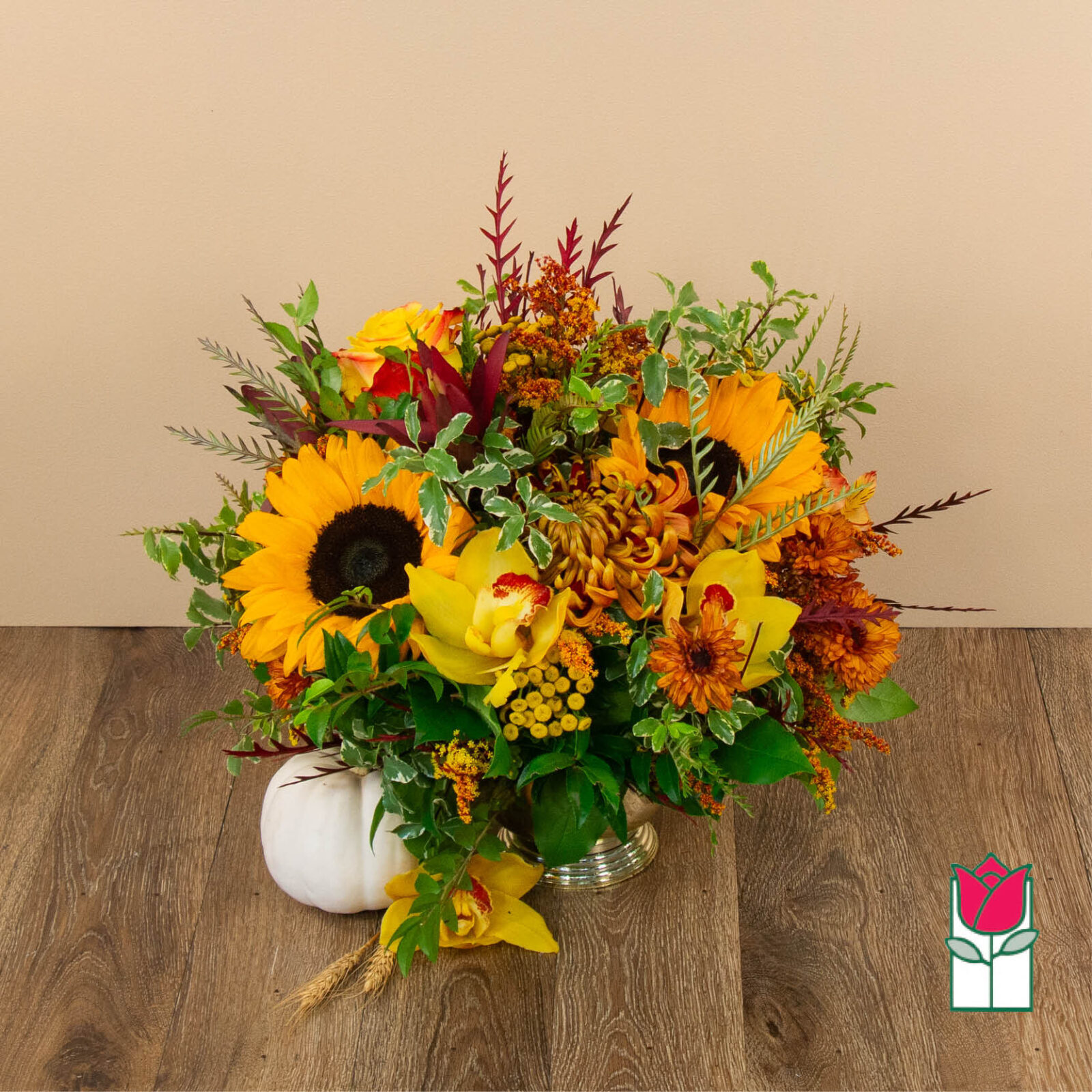 Beretania's Maple Fall Compote Centerpiece (Standard)