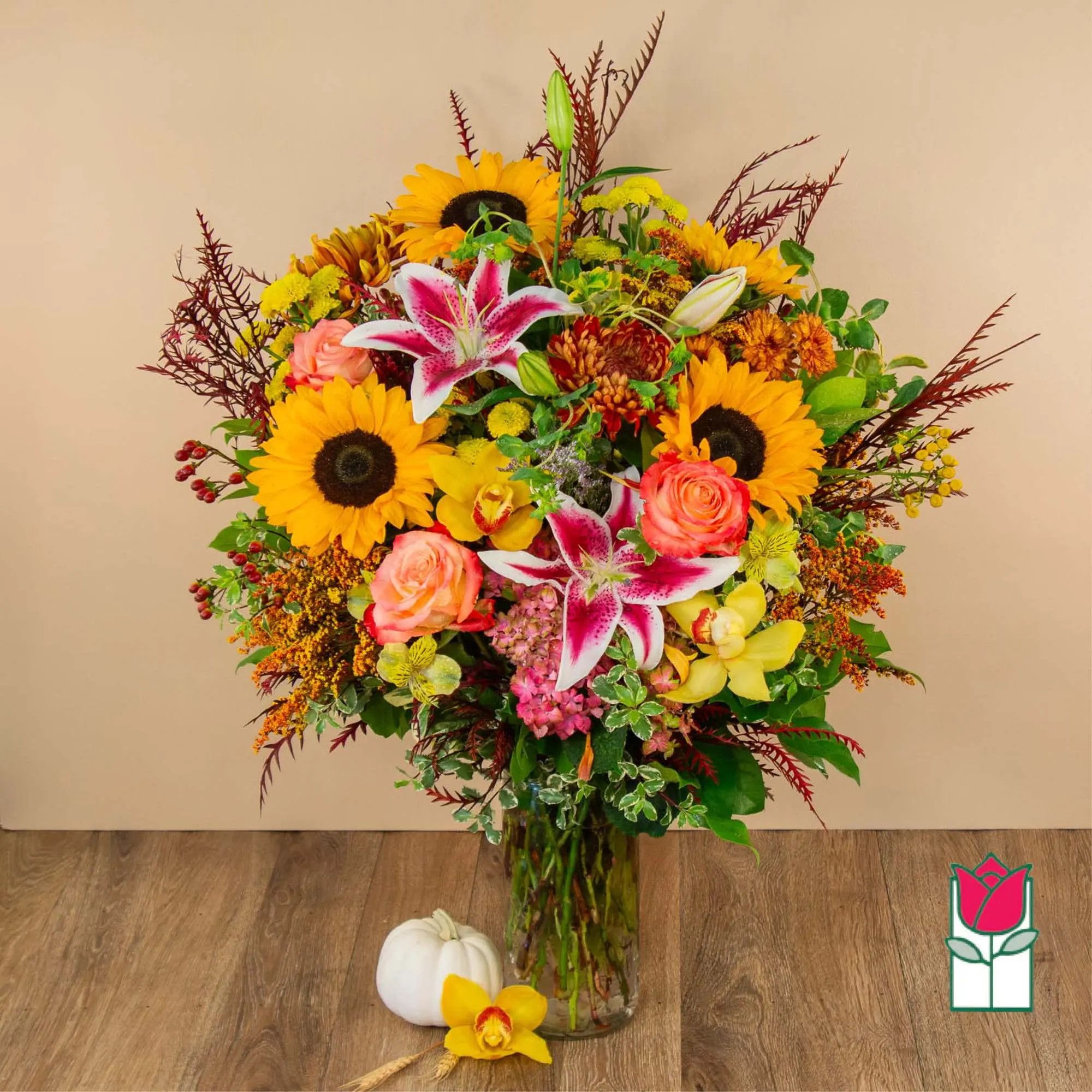 Beretania's Pastime Fall Bouquet (Seasonal Varieties Vary)
