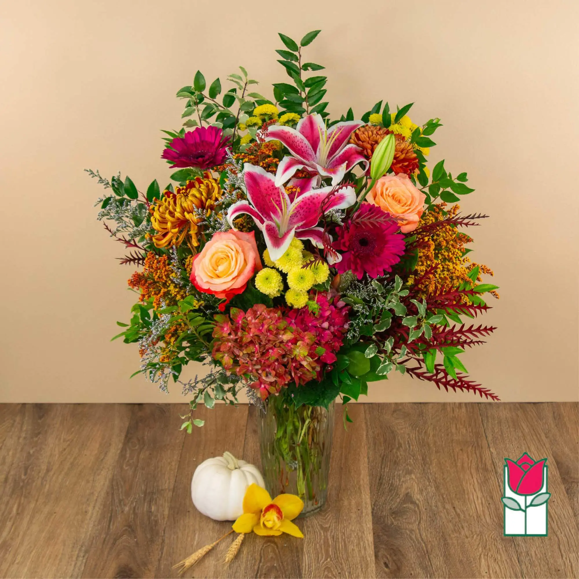 Beretania's Autumn Splendor Bouquet (Seasonal Varieties Vary)