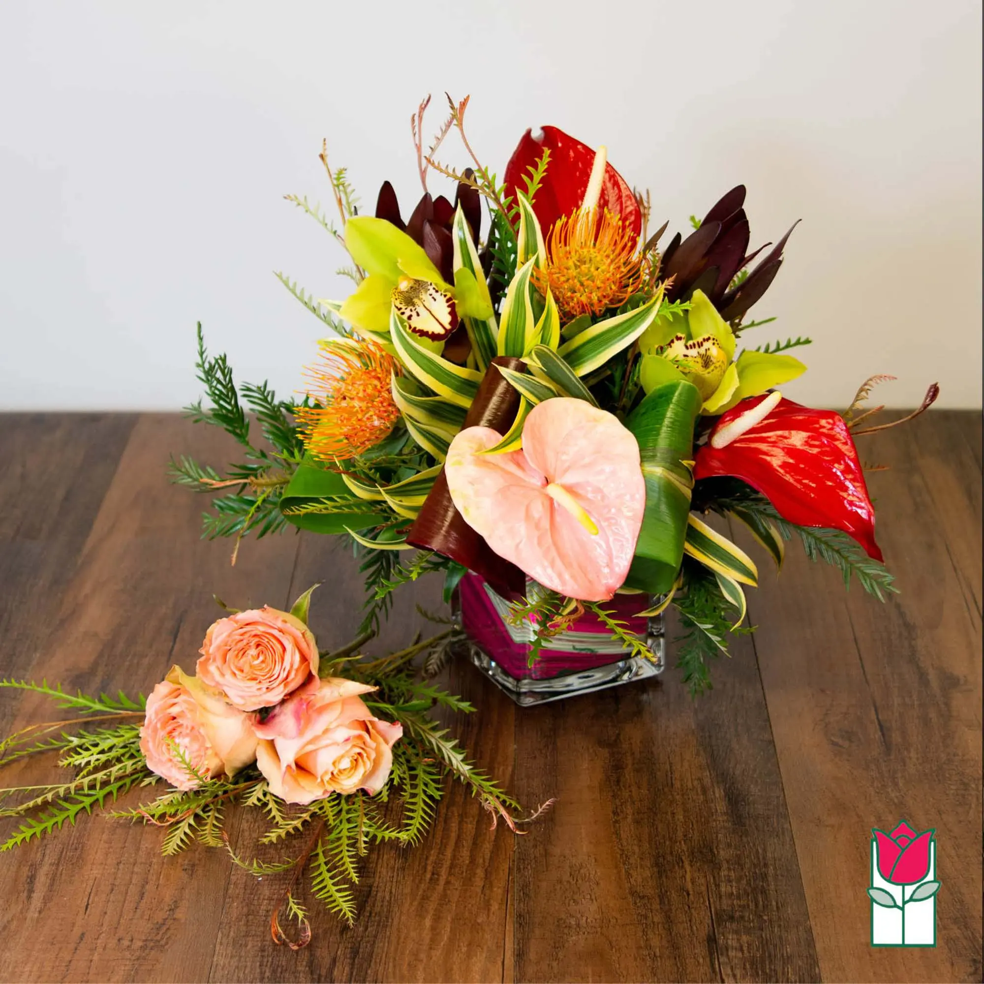 Beretania's Kapiolani Tropical Arrangement (Seasonal Varieties Vary)