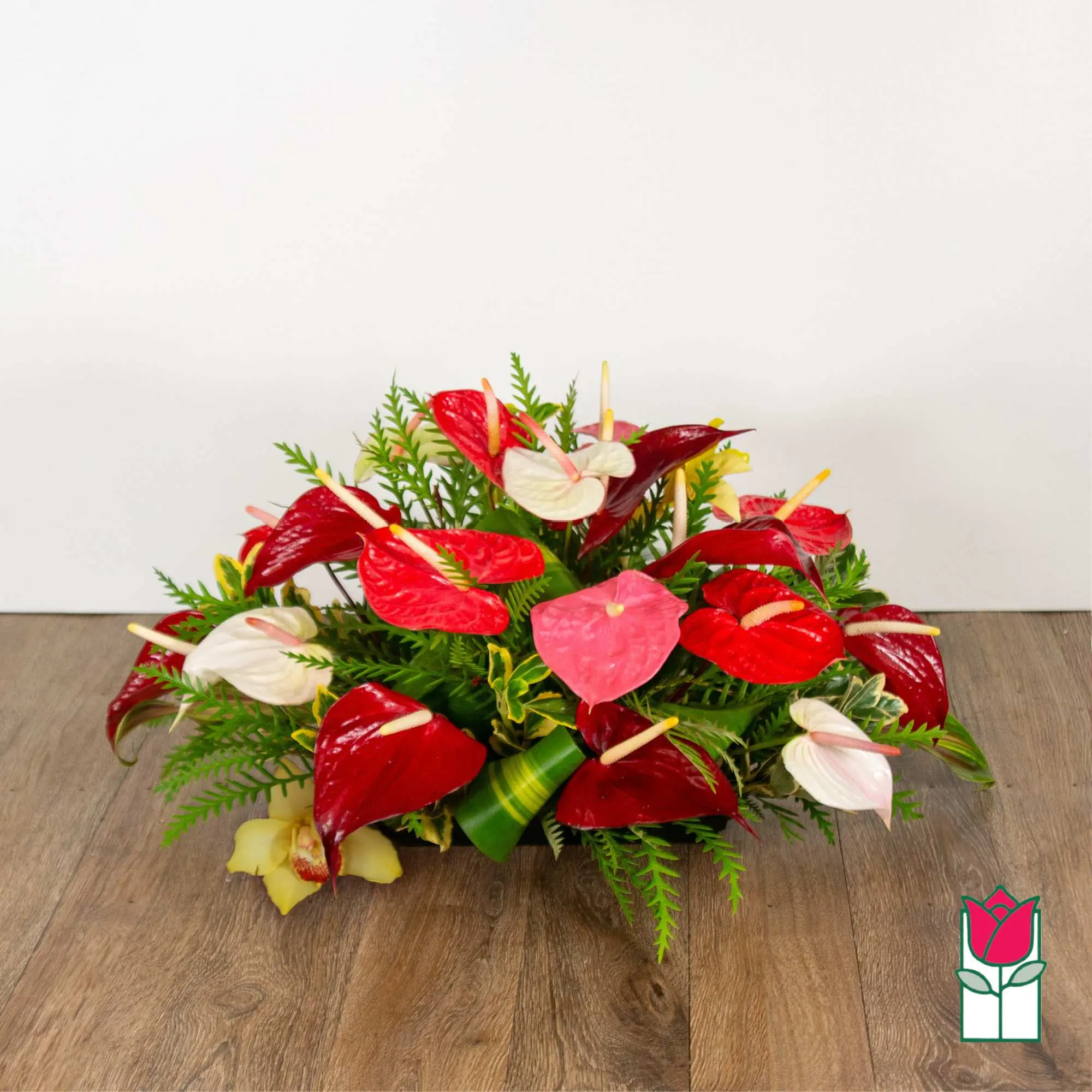 Beretania's Tropical Centerpiece (Seasonal Colors Vary)